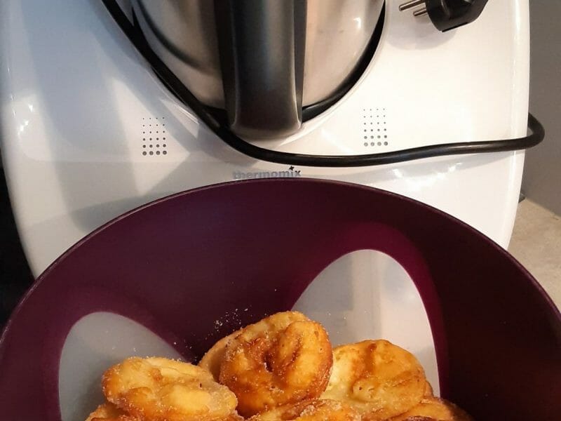 Cliquez pour zoomer ! Beignets aux pommes Thermomix par nathdu16