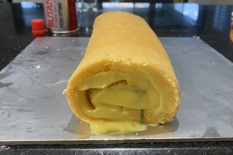 Cliquez pour zoomer ! Bûche au citron meringuée Thermomix par angelique4226