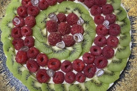 Cliquez pour zoomer ! Tarte aux fraises sans cuisson Thermomix par angelique4226