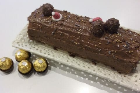 Cliquez pour zoomer ! Bûche Ferrero Rocher Thermomix par Finou