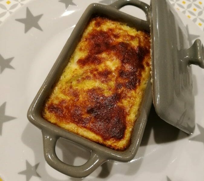 Cliquez pour zoomer ! Clafoutis de poireaux et lardons Thermomix par Finou