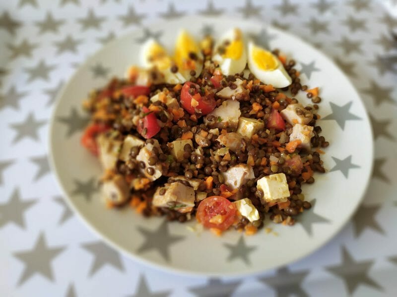 Salade De Lentilles Au Thermomix Cookomix