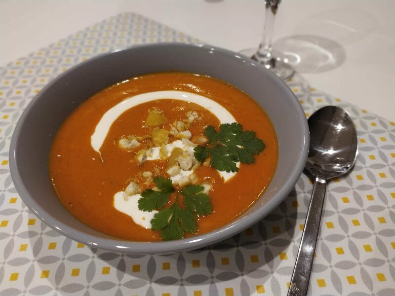 Velouté de tomate au Thermomix - Cookomix