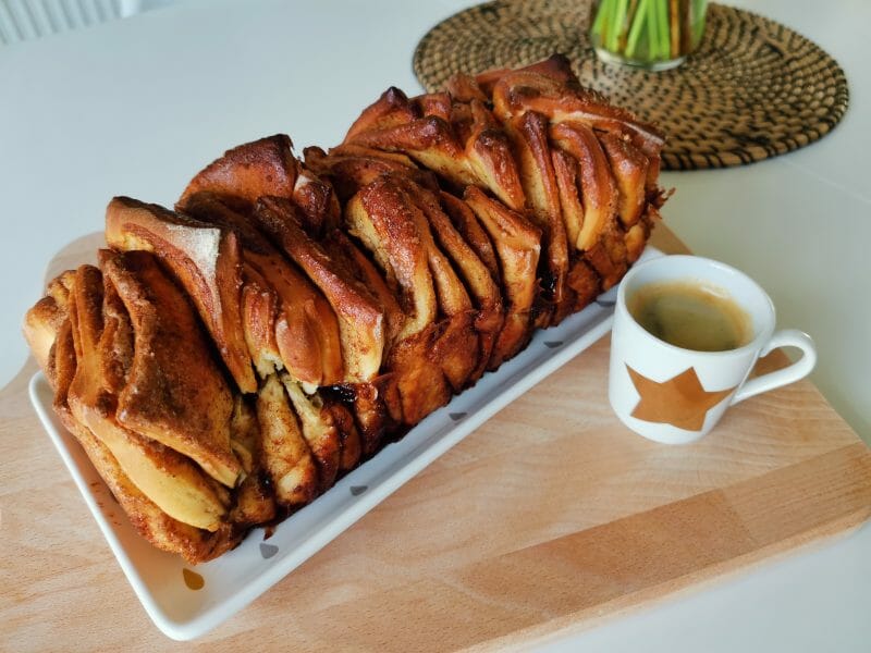 Cliquez pour zoomer ! Brioche à effeuiller à la cannelle Thermomix par Finou