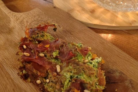 Cliquez pour zoomer ! Quiche à la patate douce, feta et jambon cru Thermomix par Finou