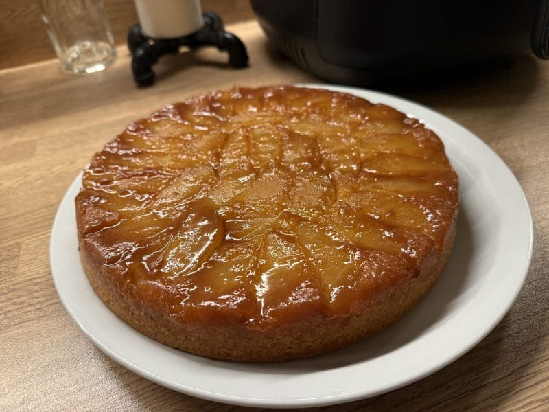 Cliquez pour zoomer ! Gâteau renversé aux pommes caramélisées Thermomix par bouboumix