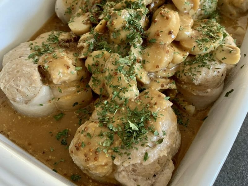 Cliquez pour zoomer ! Paupiettes de veau aux champignons Thermomix par SandyG