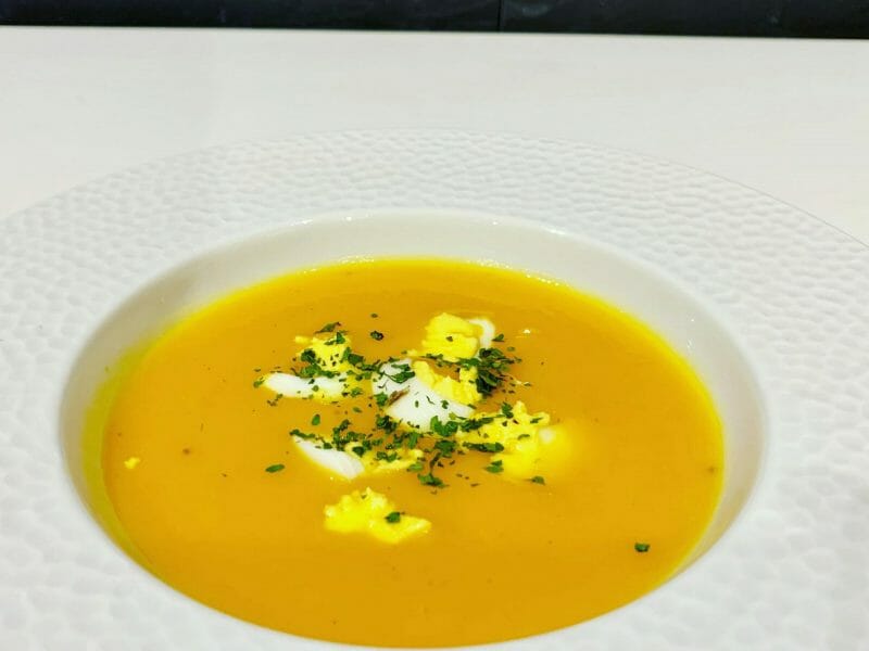 Cliquez pour zoomer ! Soupe aux oeufs et à la coriandre Thermomix par SandyG