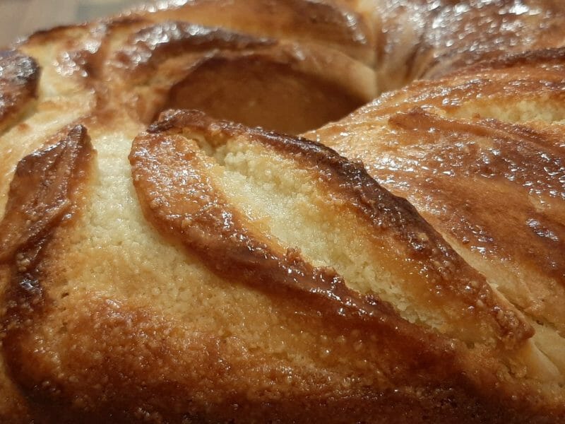 Cliquez pour zoomer ! Brioche à la crème d’amande Thermomix par nicolebayard