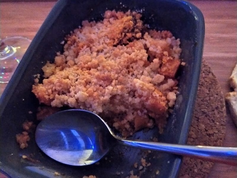 Cliquez pour zoomer ! Crumble de butternut au chorizo Thermomix par elodu35