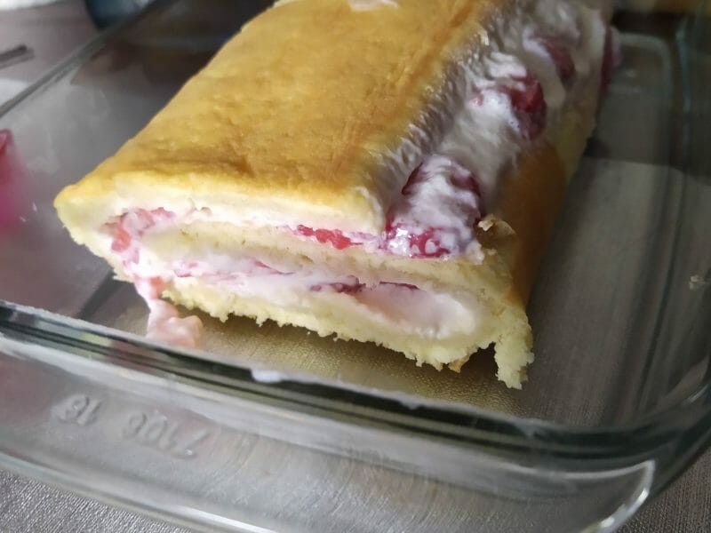 Cliquez pour zoomer ! Fraisier roulé Thermomix par elodu35