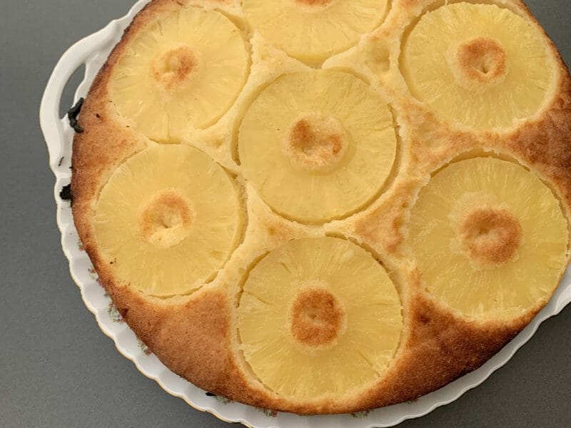 Cliquez pour zoomer ! Gâteau renversé à l’ananas Thermomix par marie299