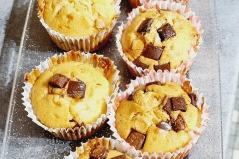 Cliquez pour zoomer ! Muffins aux pépites de chocolat Thermomix par xavaurelie