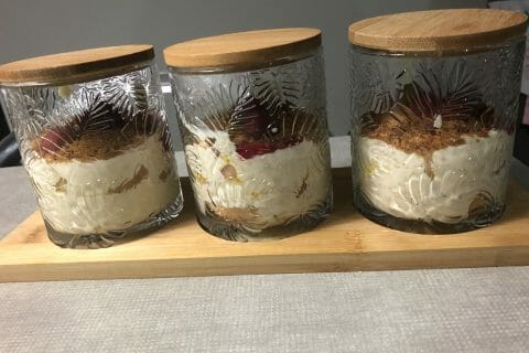 Cliquez pour zoomer ! Tiramisu à l’ananas et son coulis de framboises Thermomix par Nana71000