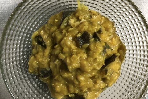 Cliquez pour zoomer ! Dhal d’aubergine et de lentilles corail Thermomix par Nana71000