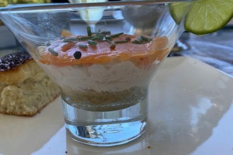 Cliquez pour zoomer ! Cheesecake au saumon sans cuisson au Thermomix
