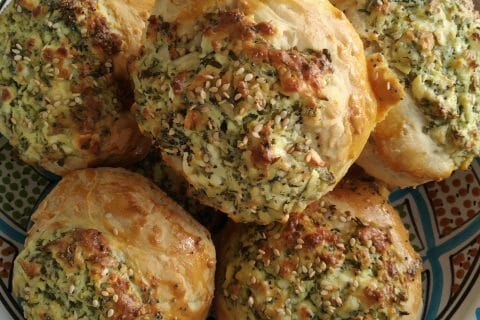 Cliquez pour zoomer ! Poğaça – Petits pains Turcs à la Feta au Thermomix