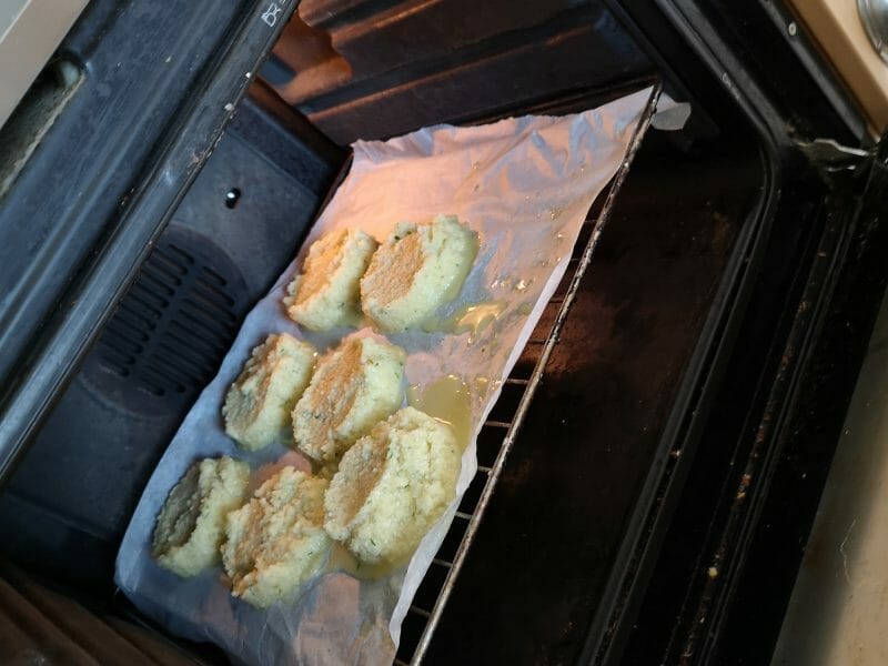 Cliquez pour zoomer ! Galettes de pommes de terre au four Thermomix par romubzh35