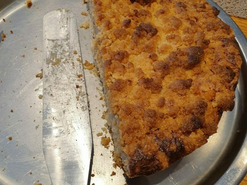 Cliquez pour zoomer ! Tarte aux pommes façon crumble Thermomix par Pat28