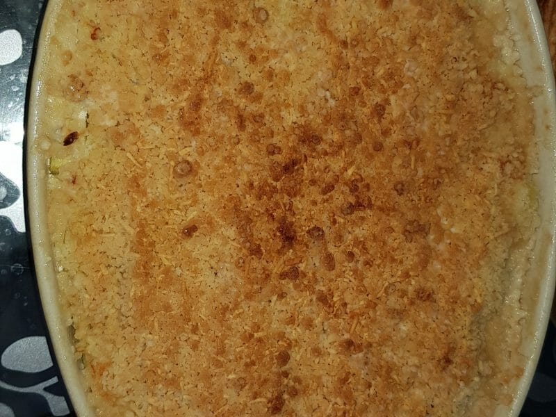 Cliquez pour zoomer ! Crumble poulet, courgettes et parmesan Thermomix par elisamrn