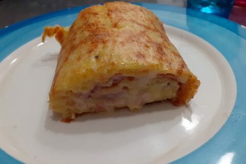 Cliquez pour zoomer ! Roulé de pommes de terre, jambon et reblochon au Thermomix