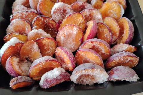 Cliquez pour zoomer ! Clafoutis aux mirabelles Thermomix par carbouede