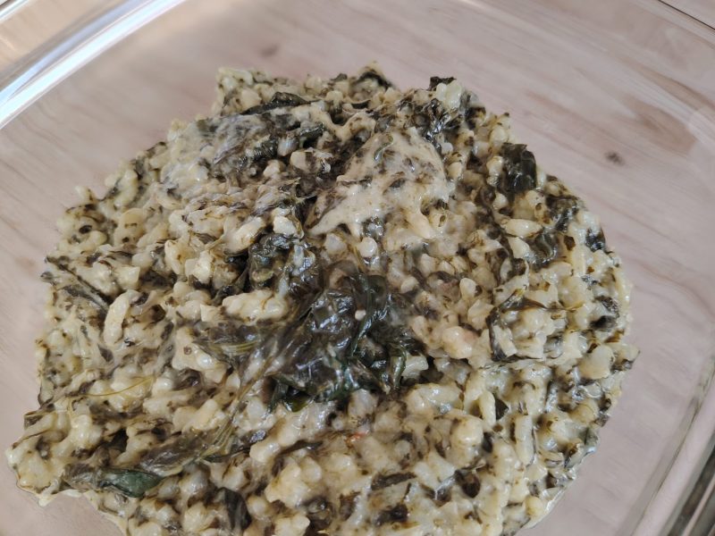 Cliquez pour zoomer ! Risotto chèvre épinards Thermomix par carbouede
