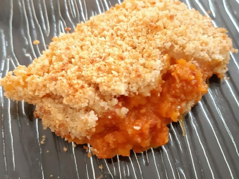 Cliquez pour zoomer ! Crumble de butternut au chorizo Thermomix par louloutevan38