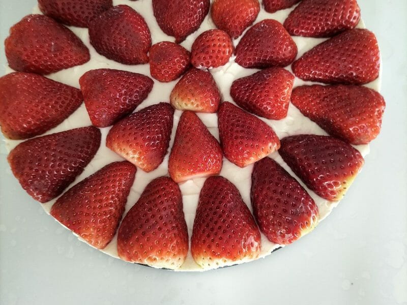 Cliquez pour zoomer ! Tarte aux fraises sans cuisson Thermomix par louloutevan38