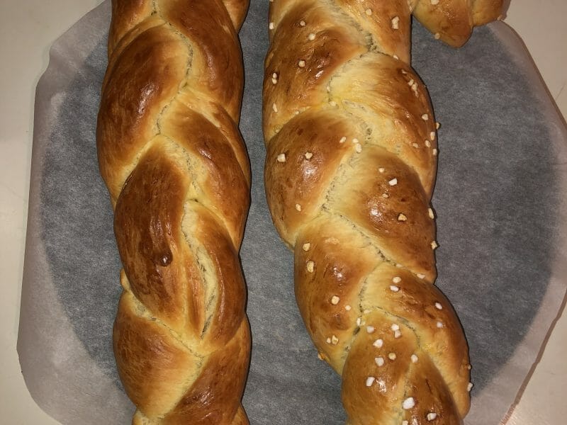 Cliquez pour zoomer ! Brioche tressée à la mie filante Thermomix par doudoudidou