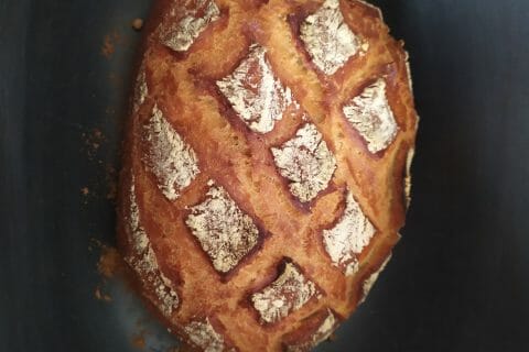 Cliquez pour zoomer ! Pain Cocotte au Thermomix