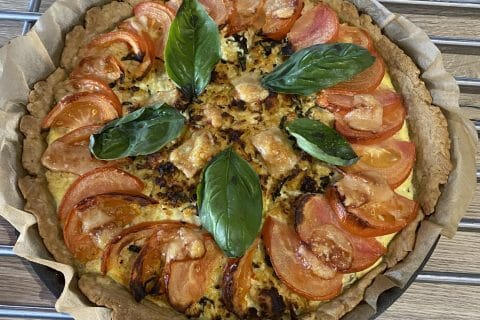 Cliquez pour zoomer ! Quiche poulet et tomates cerises Thermomix par znaurel