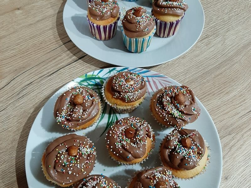 Cliquez pour zoomer ! Cupcakes au nutella Thermomix par loumimilou