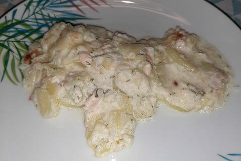 Cliquez pour zoomer ! Gratin aux deux saumons Thermomix par loumimilou