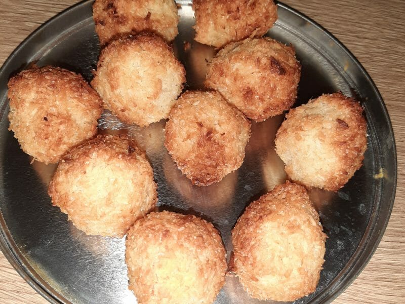 Cliquez pour zoomer ! Rocher coco (Congolais) Thermomix par loumimilou