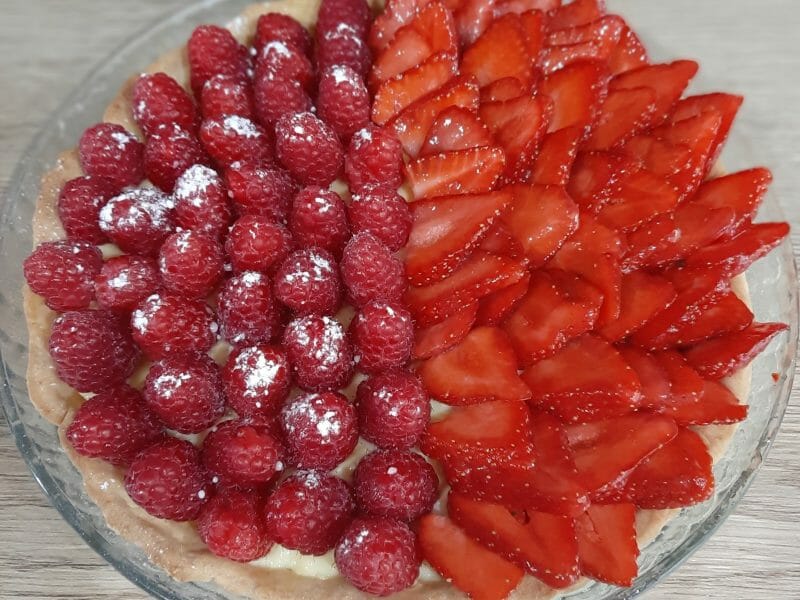 Cliquez pour zoomer ! Tarte aux fraises Thermomix par loumimilou