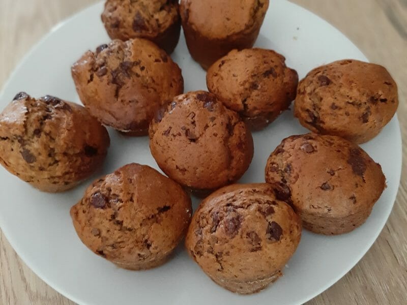 Cliquez pour zoomer ! Muffins à la banane Thermomix par loumimilou