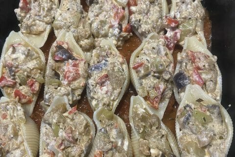 Cliquez pour zoomer ! Cannellonis farcis aux aubergines et courgettes Thermomix par linecaro