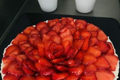 Cliquez pour zoomer ! Tarte aux fraises sans cuisson Thermomix par linecaro