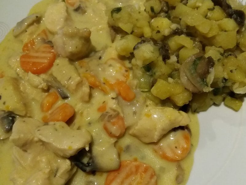 Cliquez pour zoomer ! Blanquette de poulet Thermomix par Dydy