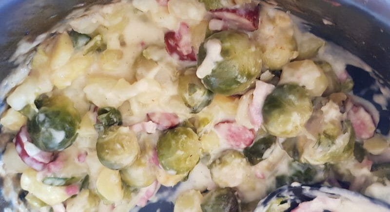 Cliquez pour zoomer ! Potée de choux de Bruxelles Thermomix par Nanoutrt