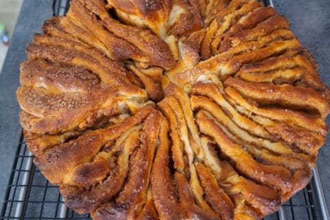 Cliquez pour zoomer ! Brioche à effeuiller à la cannelle Thermomix par J🍩S🥕