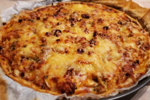 Cliquez pour zoomer ! Tarte au poulet et champignons Thermomix par Merza64