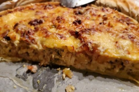 Cliquez pour zoomer ! Tarte au poulet et champignons Thermomix par Merza64