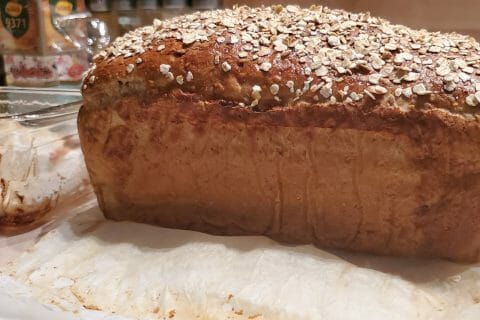 Cliquez pour zoomer ! Pain aux flocons d’avoine et au miel Thermomix par Merza64