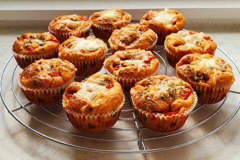 Cliquez pour zoomer ! Muffins salés façon pizza Thermomix par Merza64
