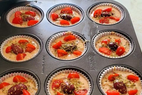 Cliquez pour zoomer ! Muffins salés façon pizza Thermomix par Merza64