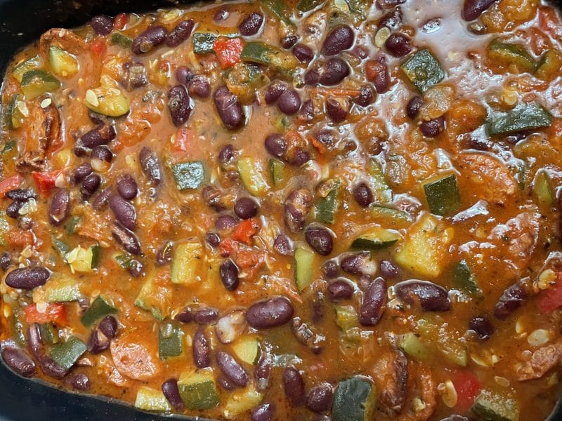 Cliquez pour zoomer ! Mijoté de légumes façon Tex-Mex Thermomix par sand544