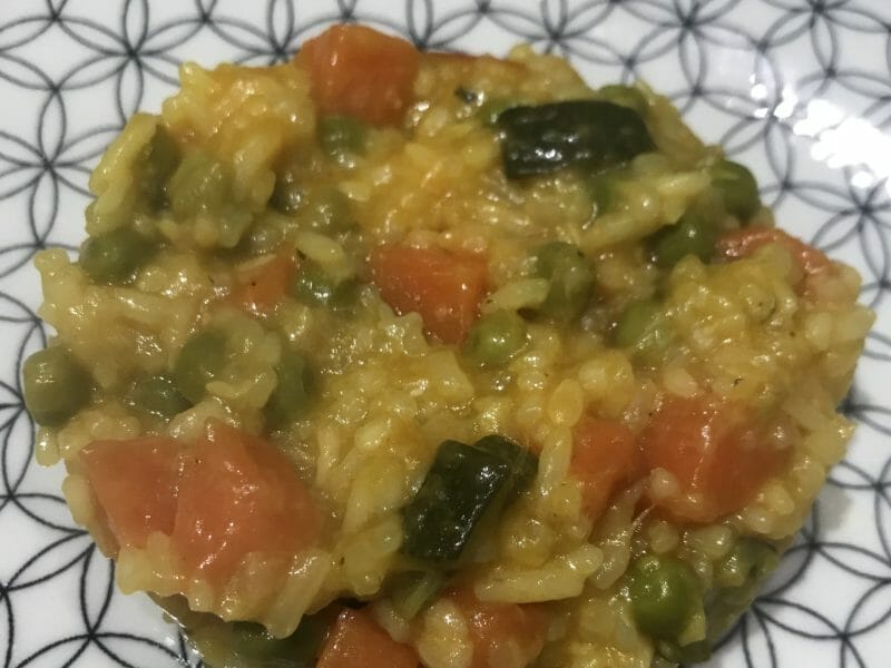 Cliquez pour zoomer ! Riz safrané aux petits légumes Thermomix par sand544