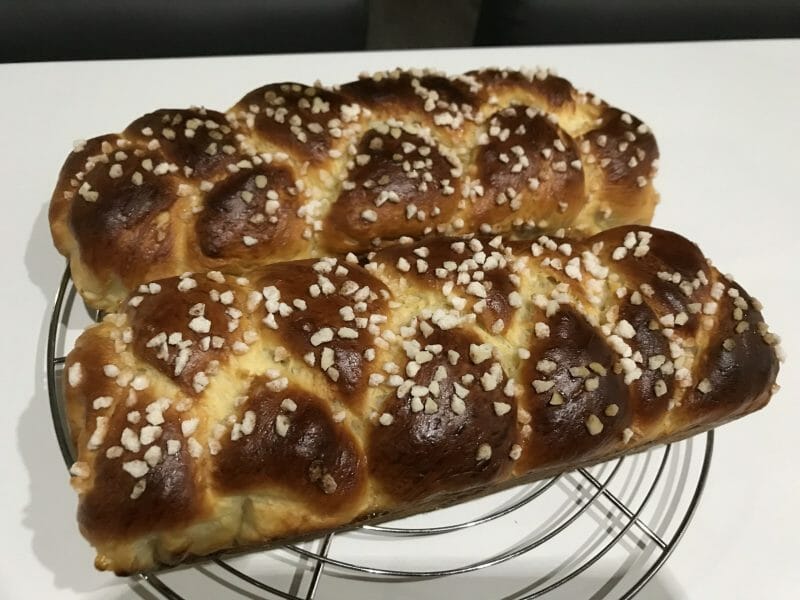 Cliquez pour zoomer ! Brioche tressée à la mie filante Thermomix par sand544